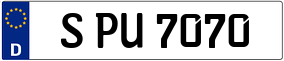 Truck License Plate